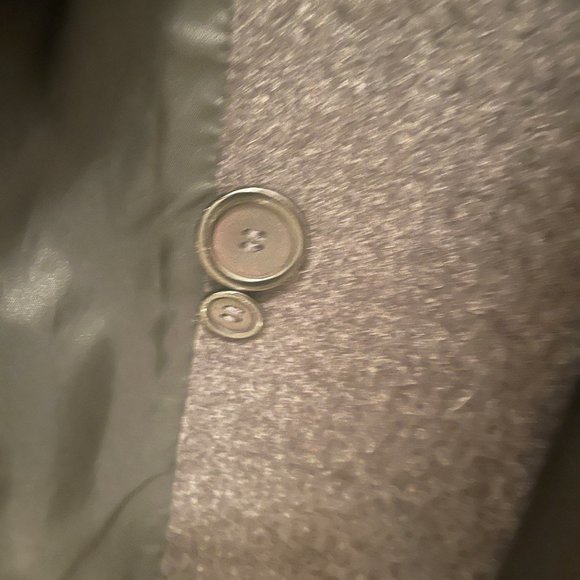 Preston & York Womens Double-Breasted Charcoal Wool‎ Coat Size 14 - Picture 11 of 15